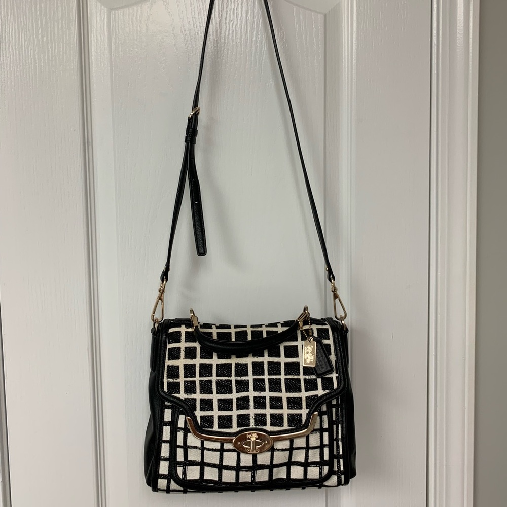 Authentic COACH Madison Saddle Flap Satchel
